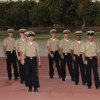 Lemoore High's NJROTC Honor Guard leads the way